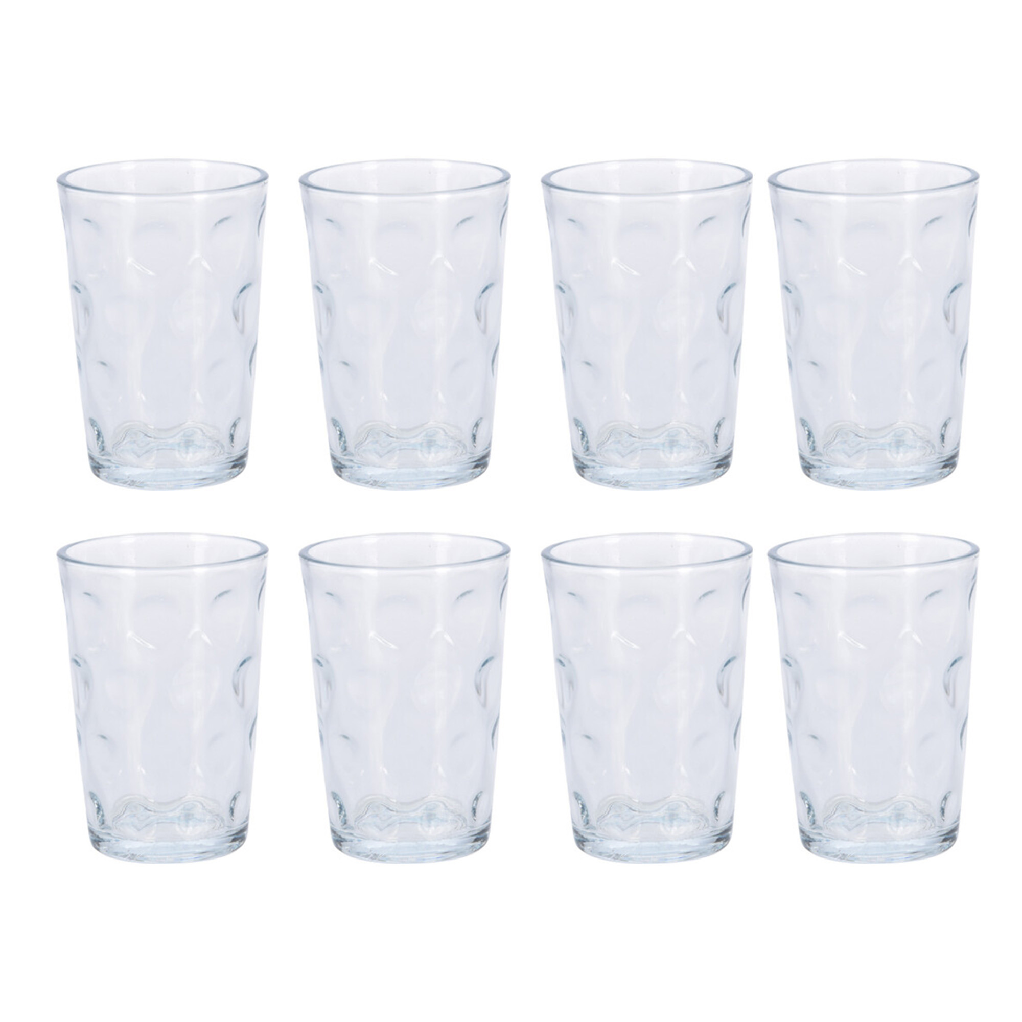 Excellent Houseware luxe drink glazen - 8x stuks - 200ml -