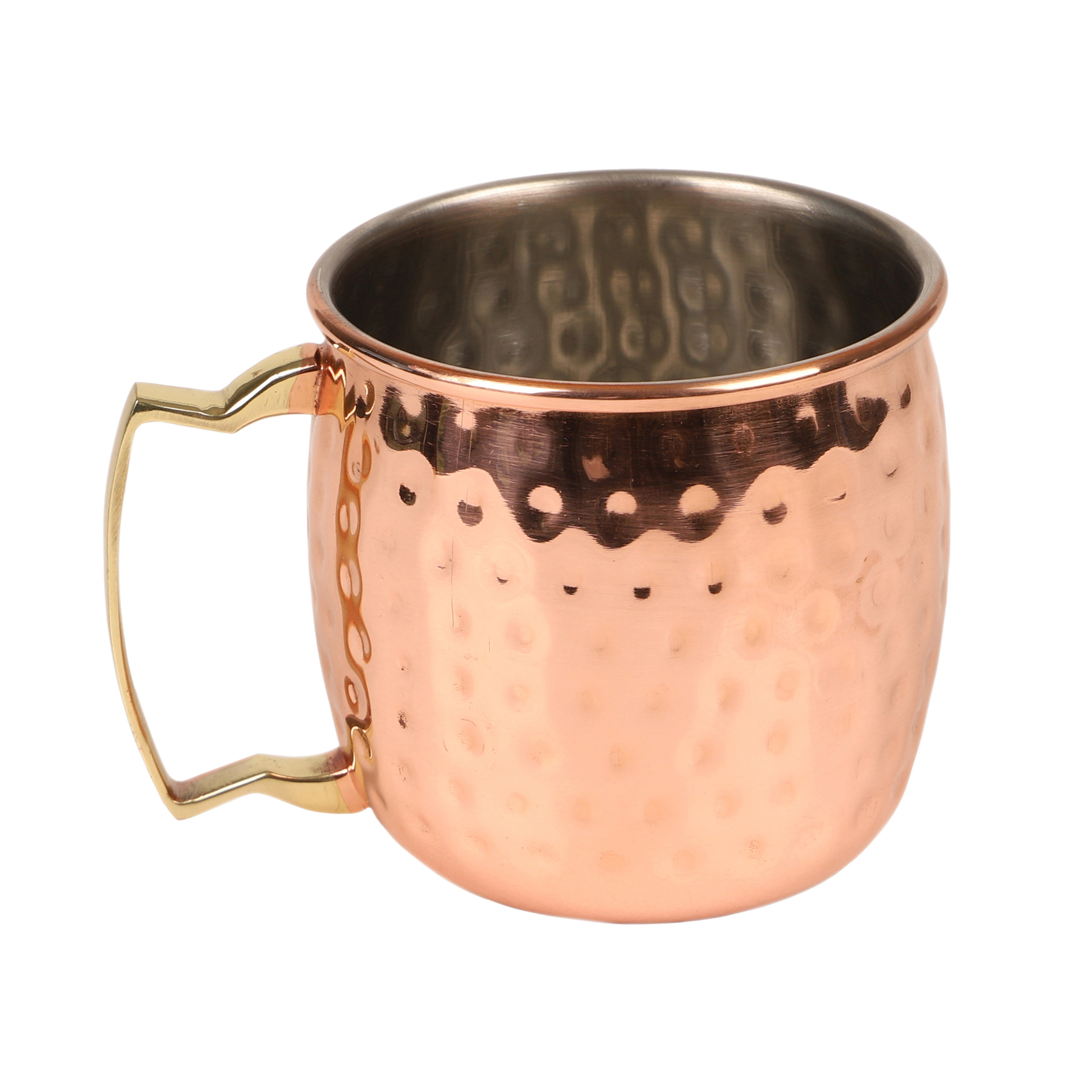Urban Living Moscow Mule glas - RVS - koper - 500 ml - cocktailglazen -