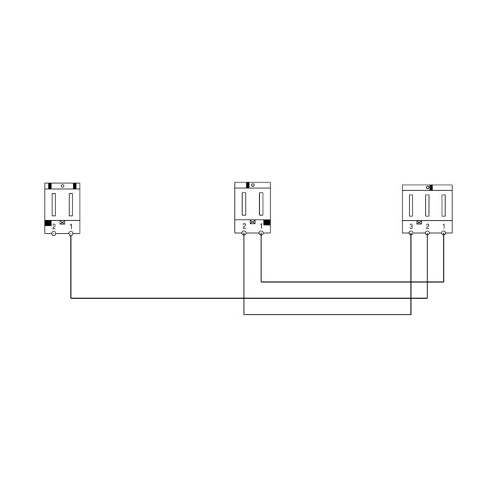 AEG kabel, electronische hoofdmodule, verwarmingselement, J17,J18,1550+1570mm 140055119022