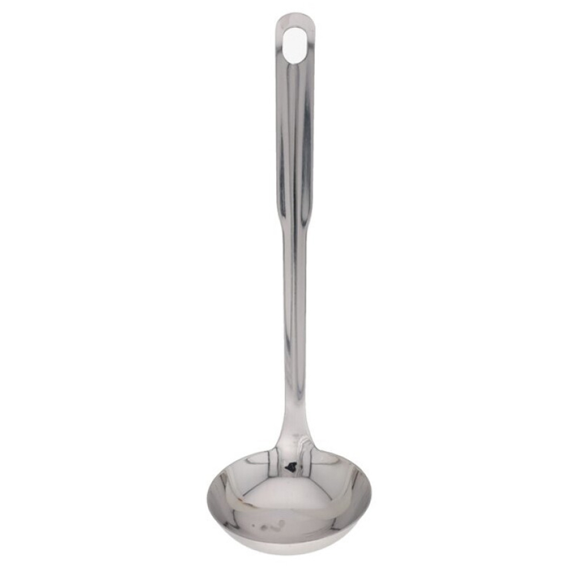 Gerimport Soep/saus opscheplepel - zilver - metaal - 29 cm - soeplepel -