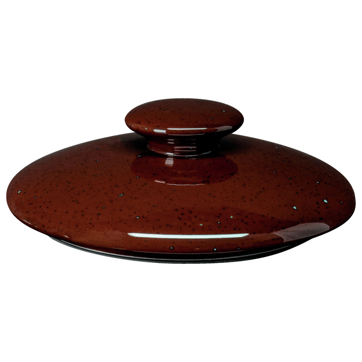 Vega Deksel Alessia voor soepkom; 12.5 cm (Ø); bruin; 6 stuk / verpakking