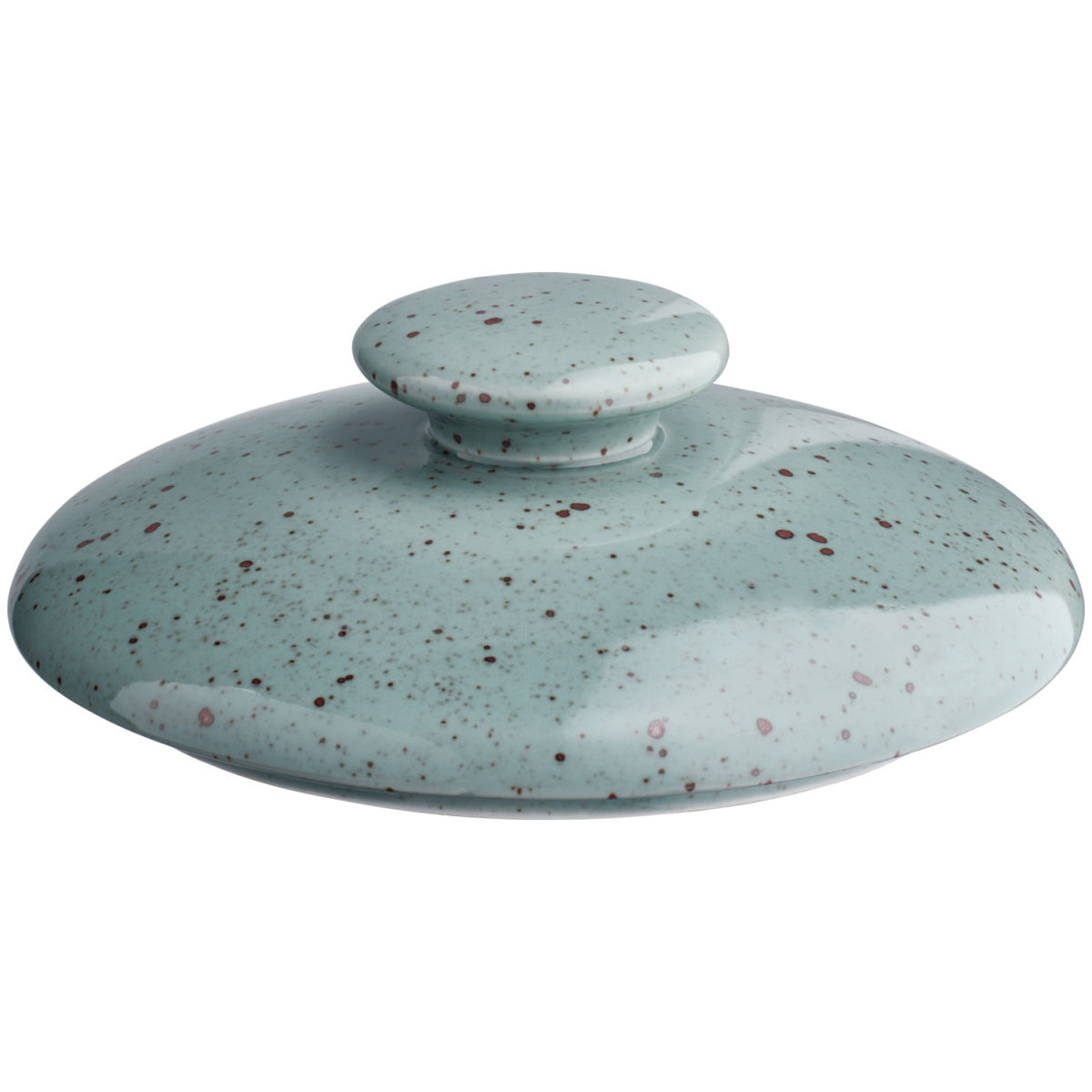 Vega Deksel Alessia voor soepkom; 12.5 cm (Ø); turquoise; 6 stuk / verpakking