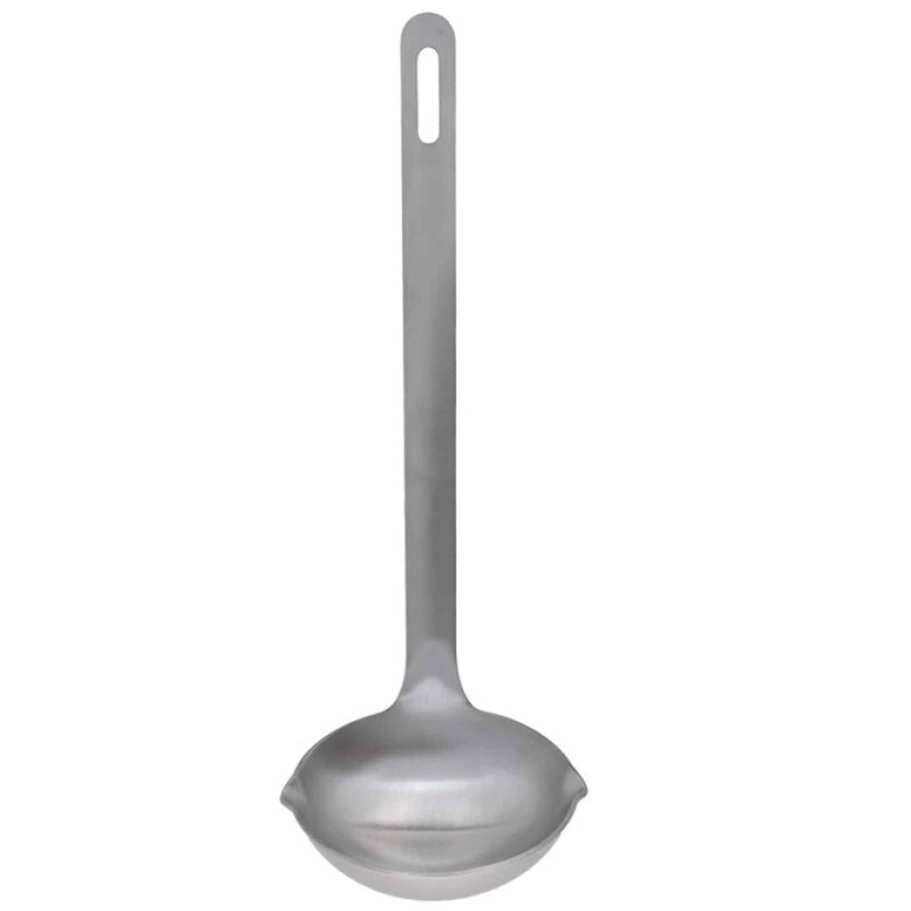 Gerimport Soep/saus opscheplepel - zilver - 27 cm - soeplepel -