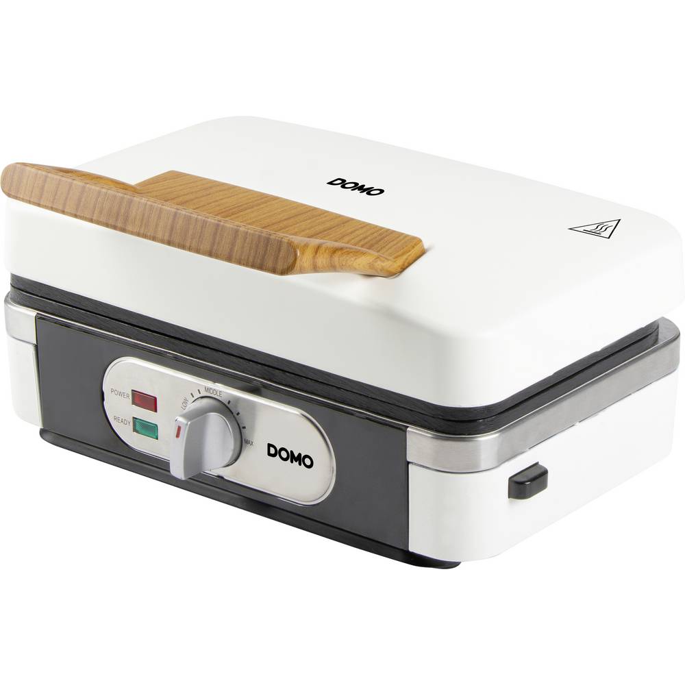 DOMO SANDWICH-WAFFEL-GRILL 3-IN-1 POWDER WHITE Tosti-apparaat Wit