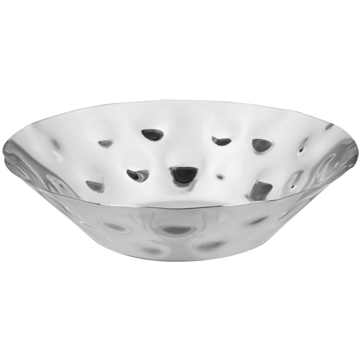 Vega Brood-/fruitschaal  Sonna; 20x5 cm (ØxH); zilver; rond