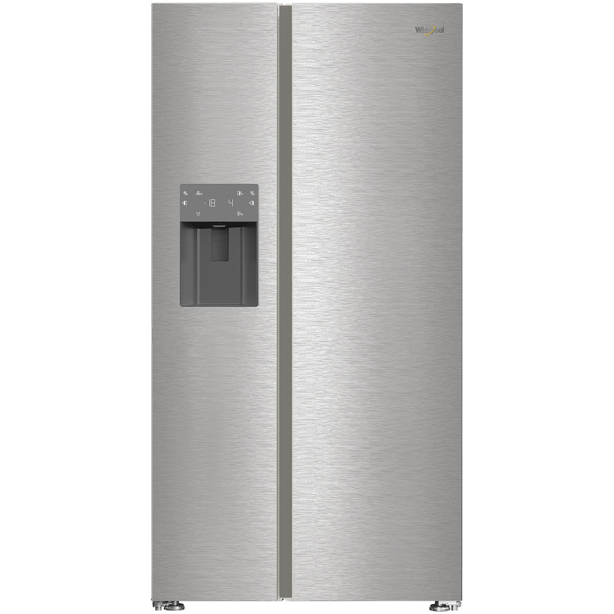 Whirlpool WHG2 6574W X5E Amerikaanse koelkast Grijs
