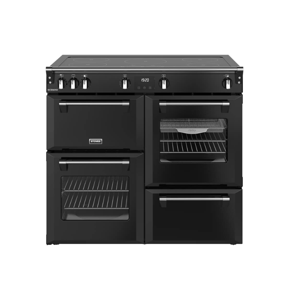Stoves Richmond 100 Ei, Zwart