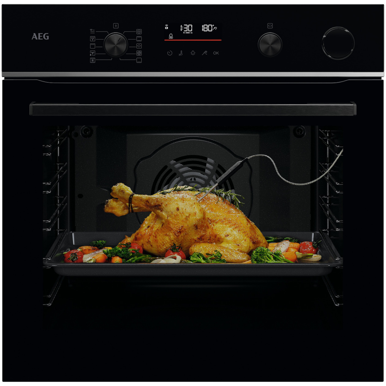 AEG V7PBR521SB Inbouw oven Zwart