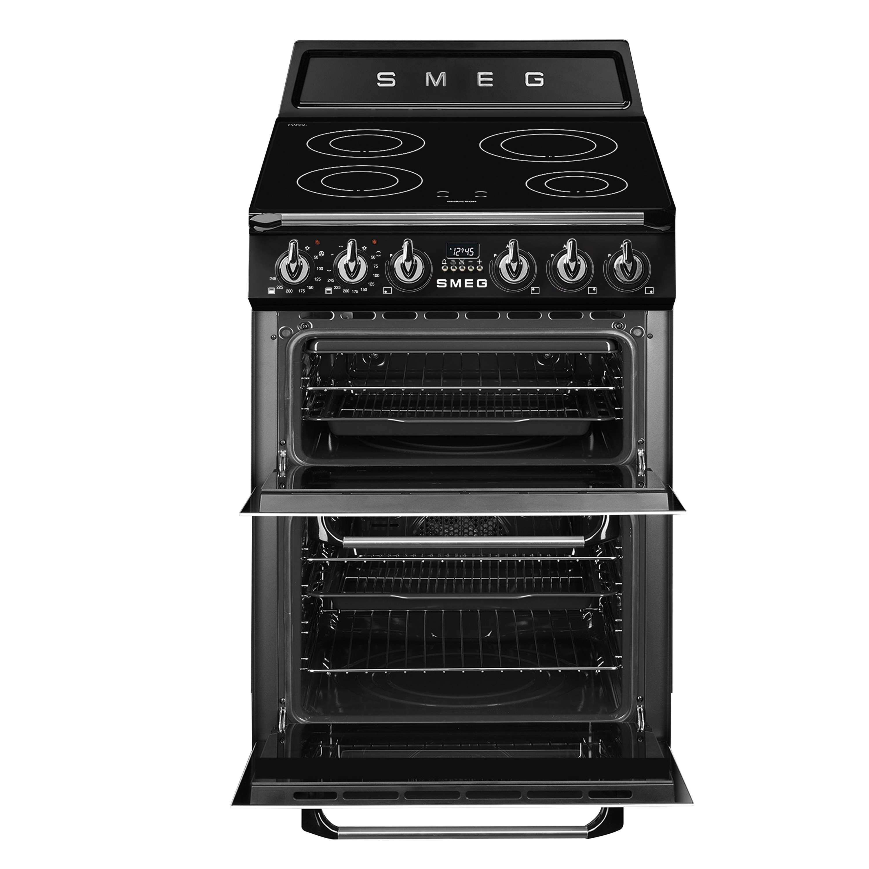 Smeg TR62IBL2 Inductie fornuis Wit