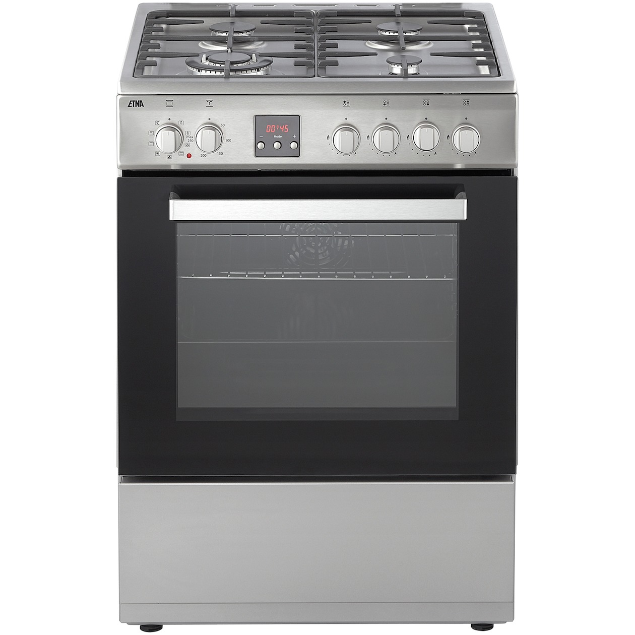 ETNA FGV760RVS Gasfornuis Grijs