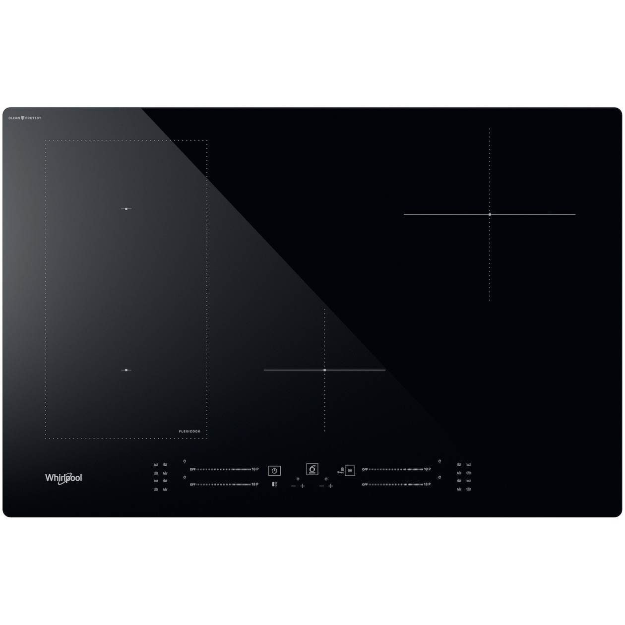 Whirlpool WL S6277 CPNE Inductie kookplaat Zwart