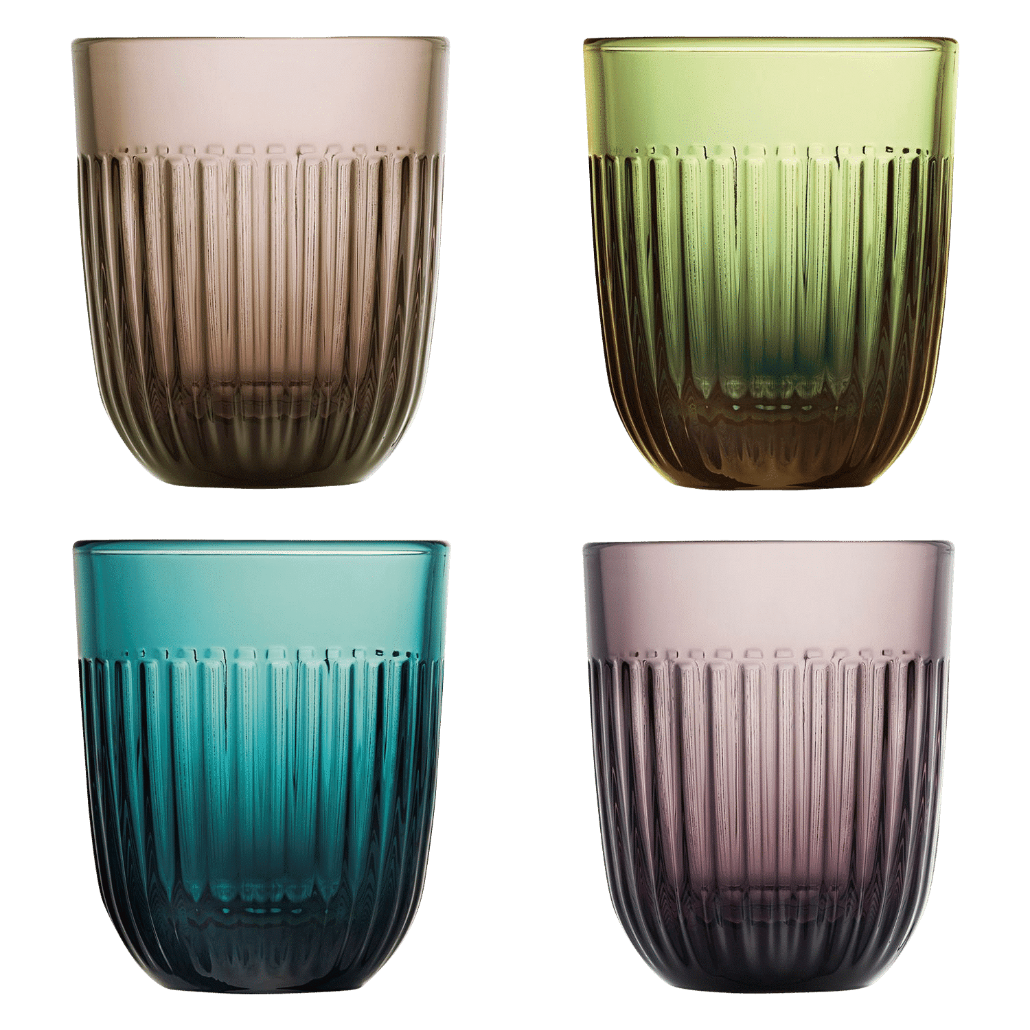 La Rochère Ouessant Tumblers 26 Cl Assorti - 4 Stuks