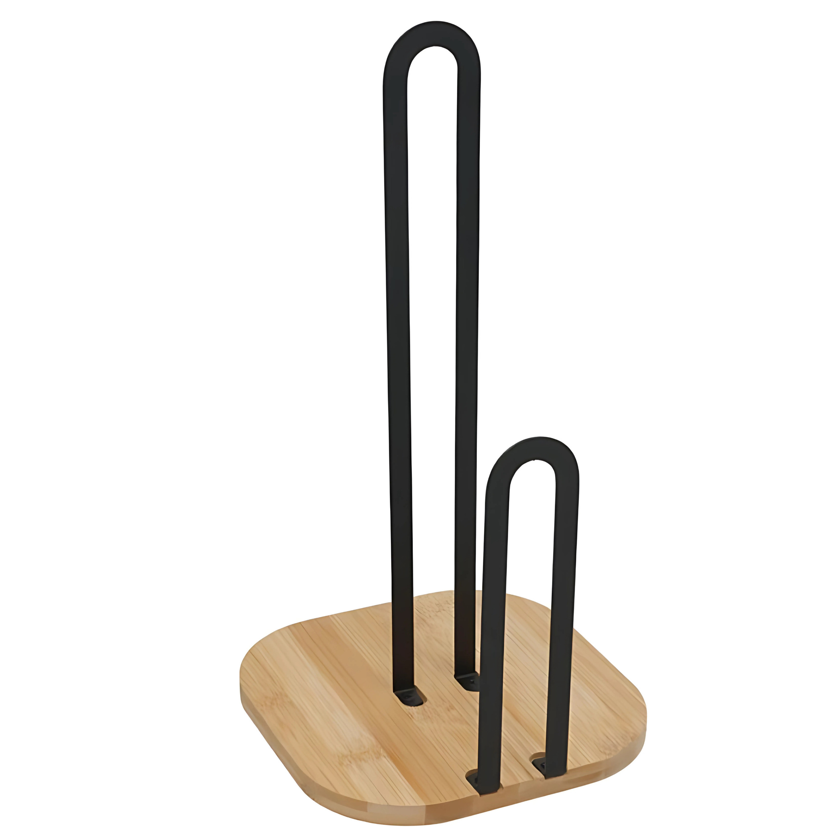 Gerimport Keukenrolhouder - 31 cm - hout - houder voor keukenpapier/keukenrol -