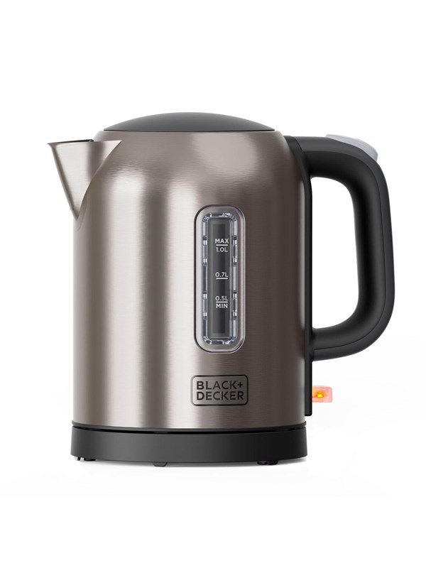 Black & Decker Waterkoker Kettle 1L 2200W Brushed Steel - Geborsteld staal - 2200 W