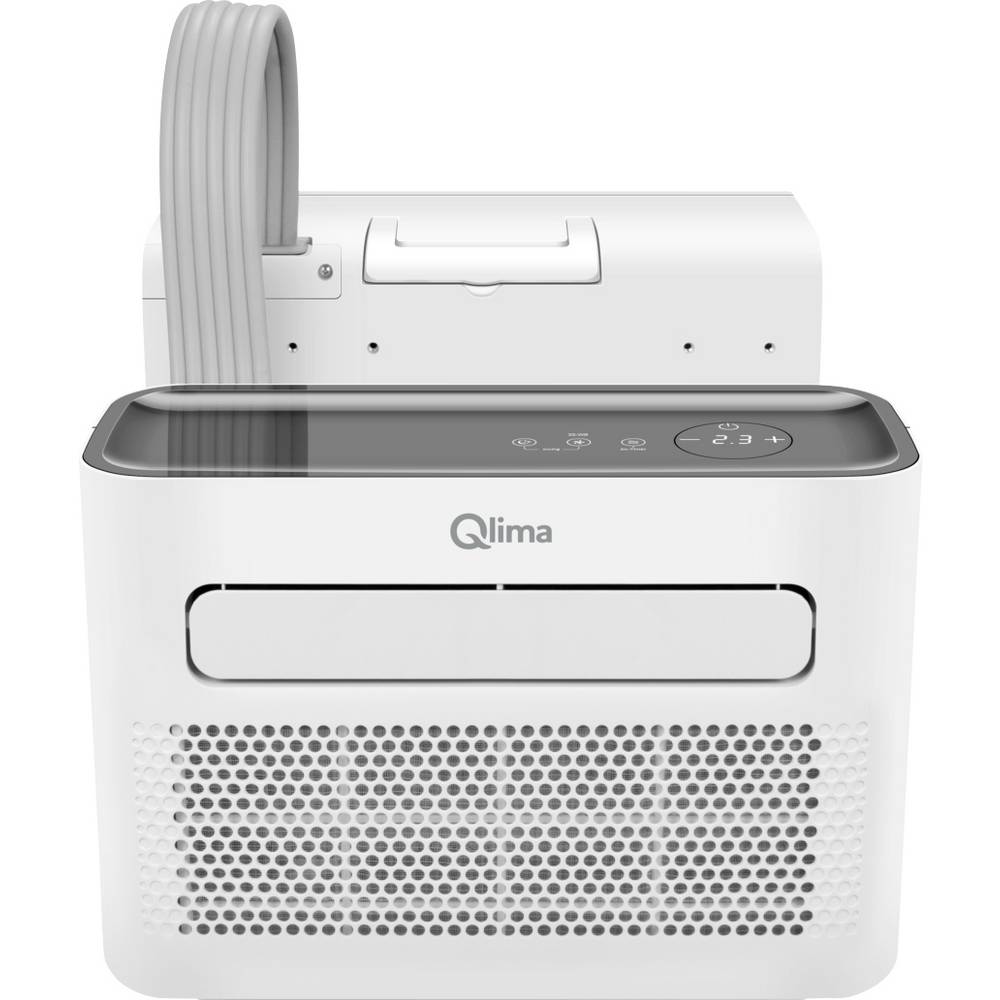 Qlima MS-AC 5002 Mobiele airco Energielabel: A (A+++ - D) 1.46 kW 45 m³ Wit, Zwart