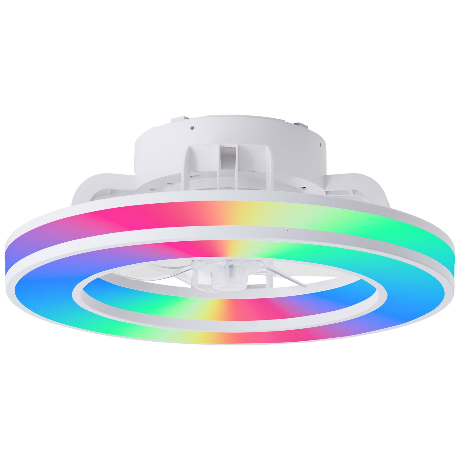 Brilliant Plafondventilator Mondello Wit ⌀41,5cm Rgb Cct 26w