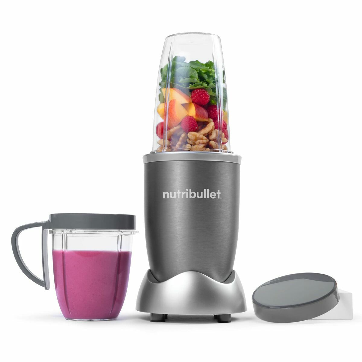 HomeTech Cup Blender Nutribullet 600 W Stainless steel Grey