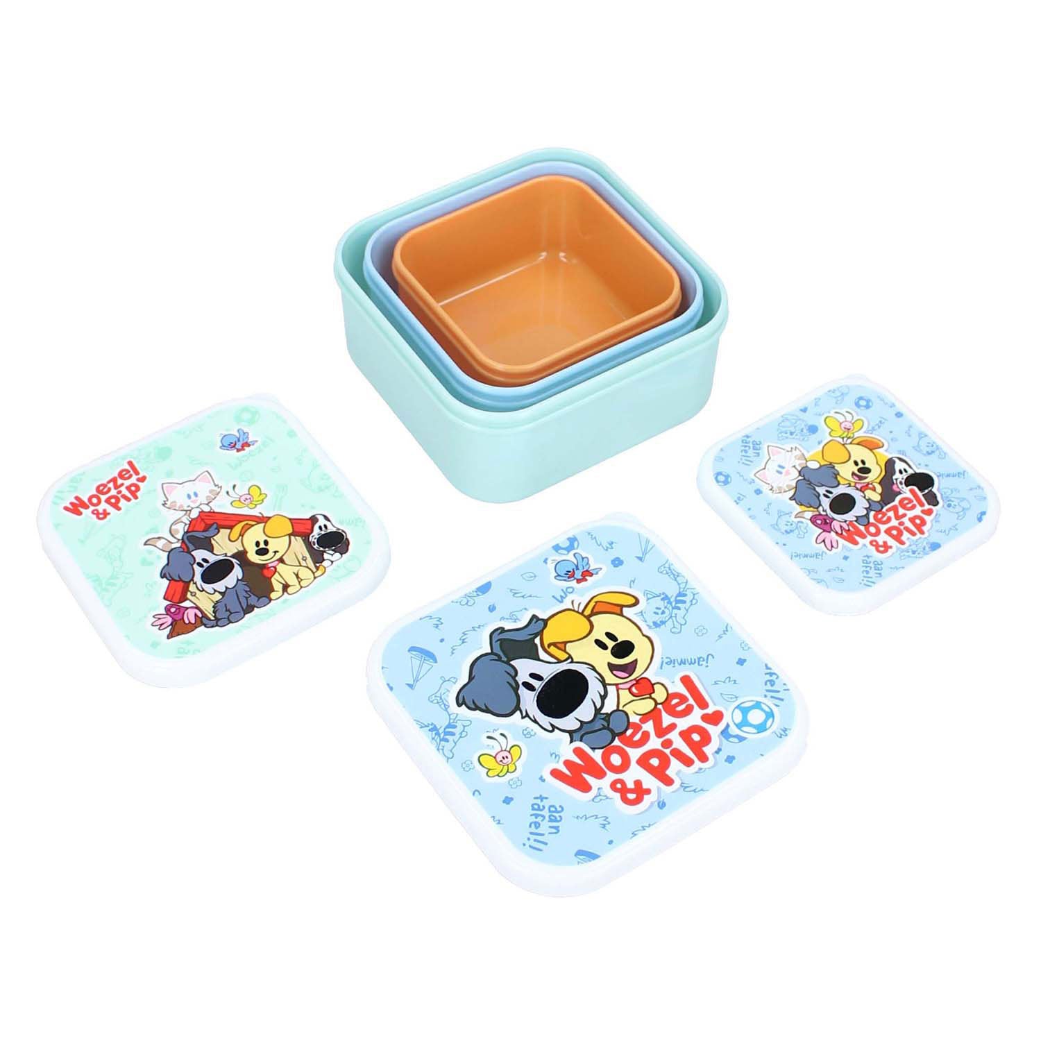 Vadobag Woezel & pip broodtrommel 3-in-1 fresh bites
