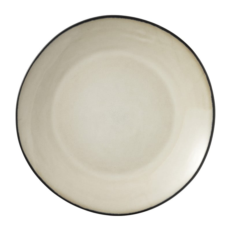 Xenos Dinerbord Roots - beige - ø27.5x3 cm