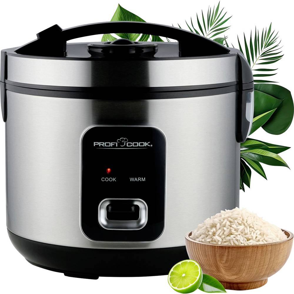 Profi Cook PC-RK 1285 Rijstkoker Inox, Zwart
