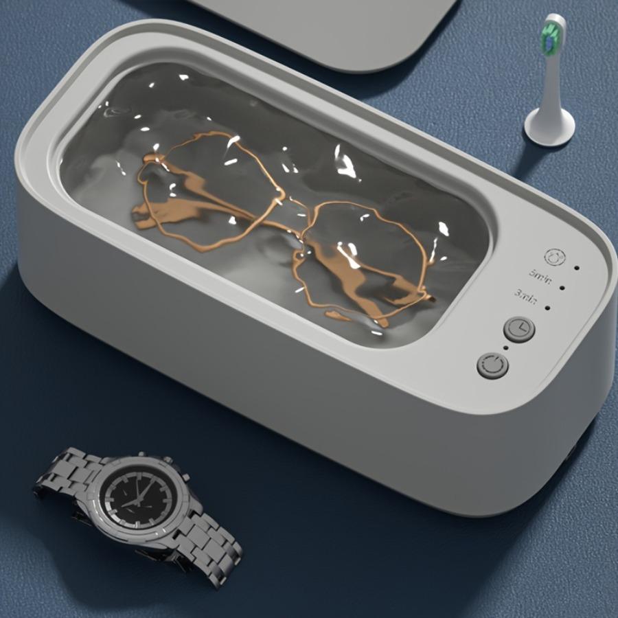 High-quality life products Hoogfrequente vibratie ultrasone brilreinigingsmachine elektrische 3-versnellings sieraden horloge multifunctionele timingreinigingsmachine roze