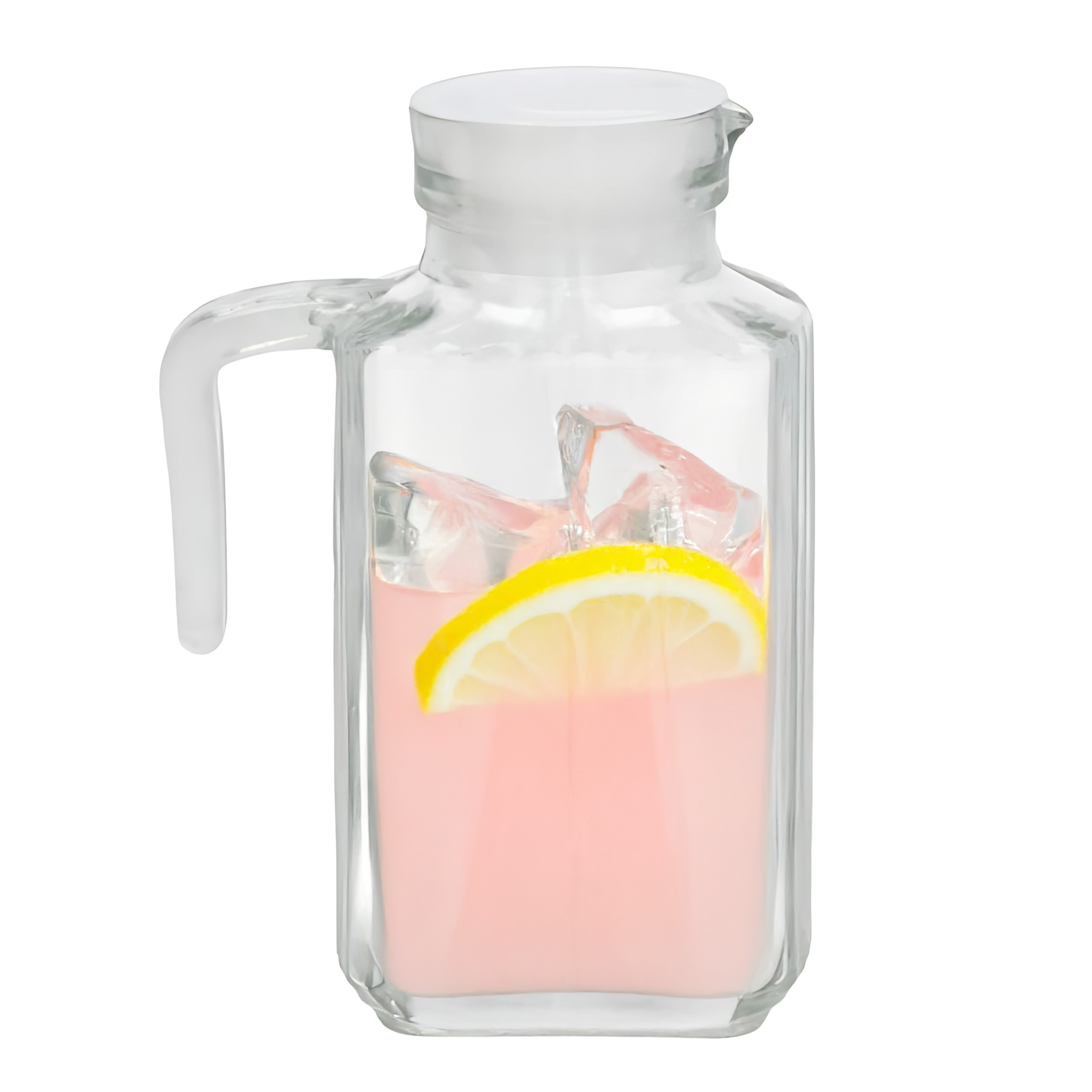 Gerimport schenkkan Lucia - Limonadekan - Waterkan - Met deksel - 1,5L - glas -