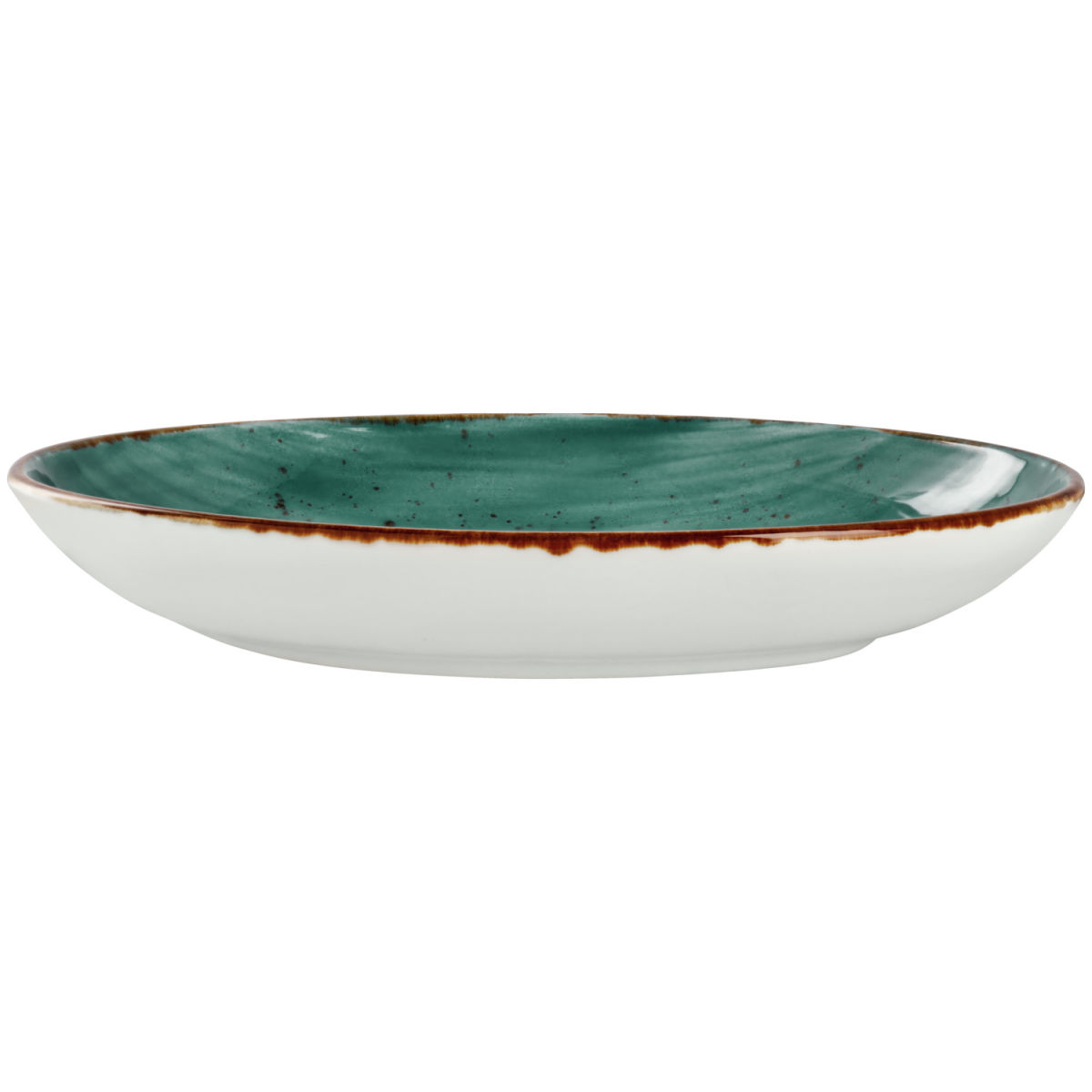 Vega Diep bord Nebro ovaal; 800ml, 27x20.5x4.2 cm (LxBxH); blauw; ovaal; 6 stuk / verpakking