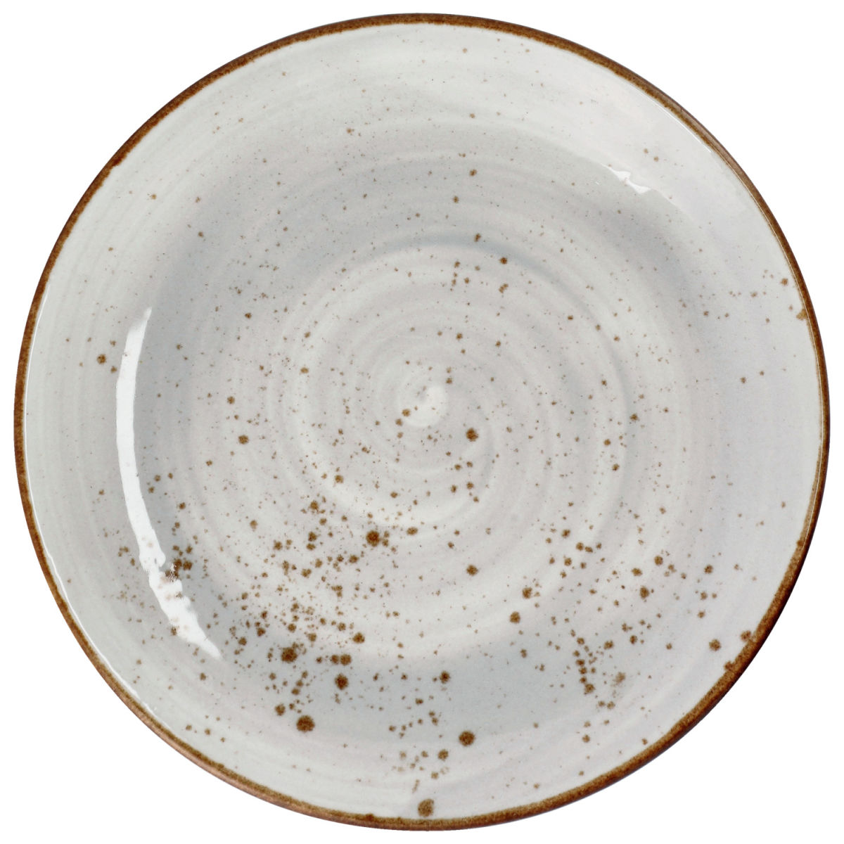 Vega Plat bord Nebro; 20 cm (Ø); lichtgrijs; rond; 6 stuk / verpakking