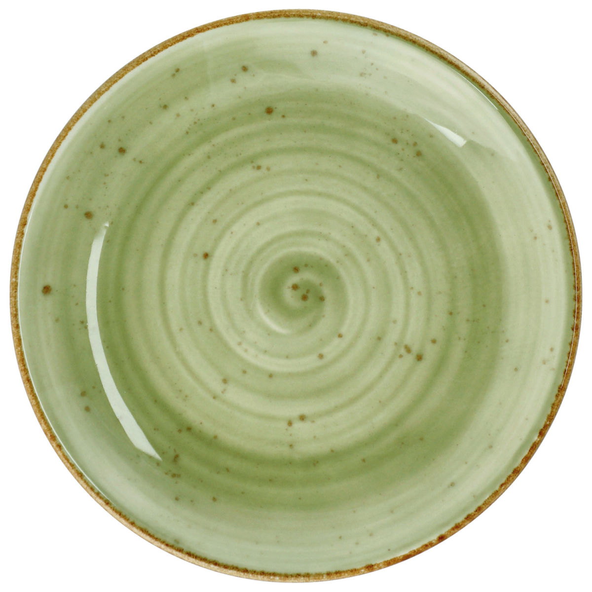 Vega Plat bord Nebro; 20 cm (Ø); lichtgroen; rond; 6 stuk / verpakking