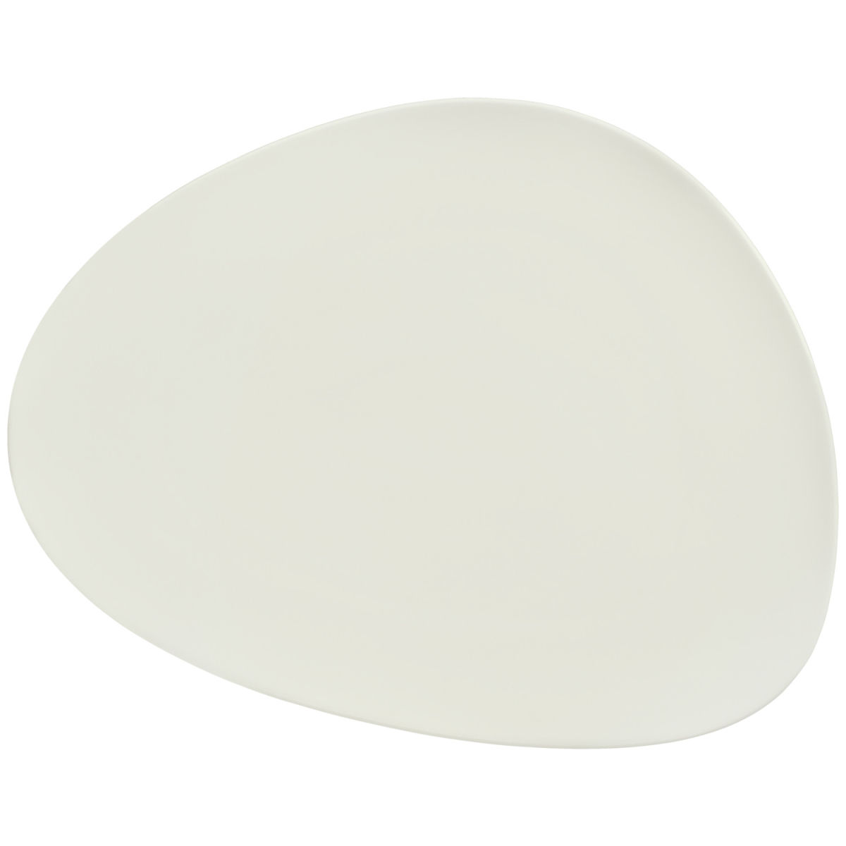 Vega Plat bord Opus organisch; 32.8x25.1x1.7 cm (LxBxH); ivoor; organisch; 3 stuk / verpakking