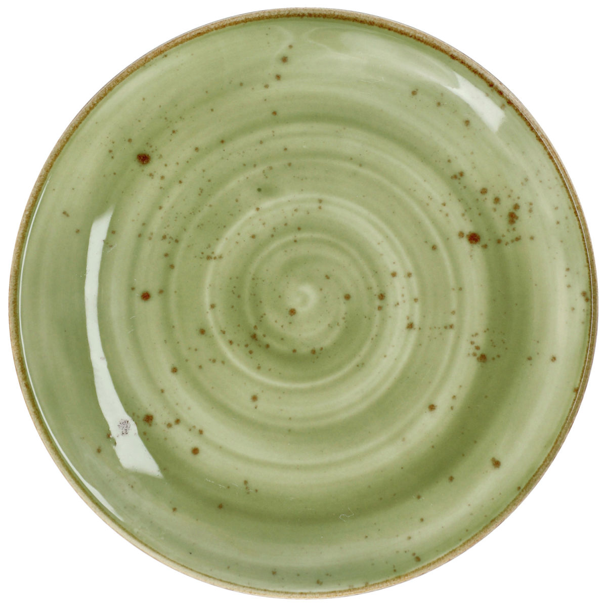 Vega Plat bord Nebro; 25 cm (Ø); lichtgroen; rond; 6 stuk / verpakking
