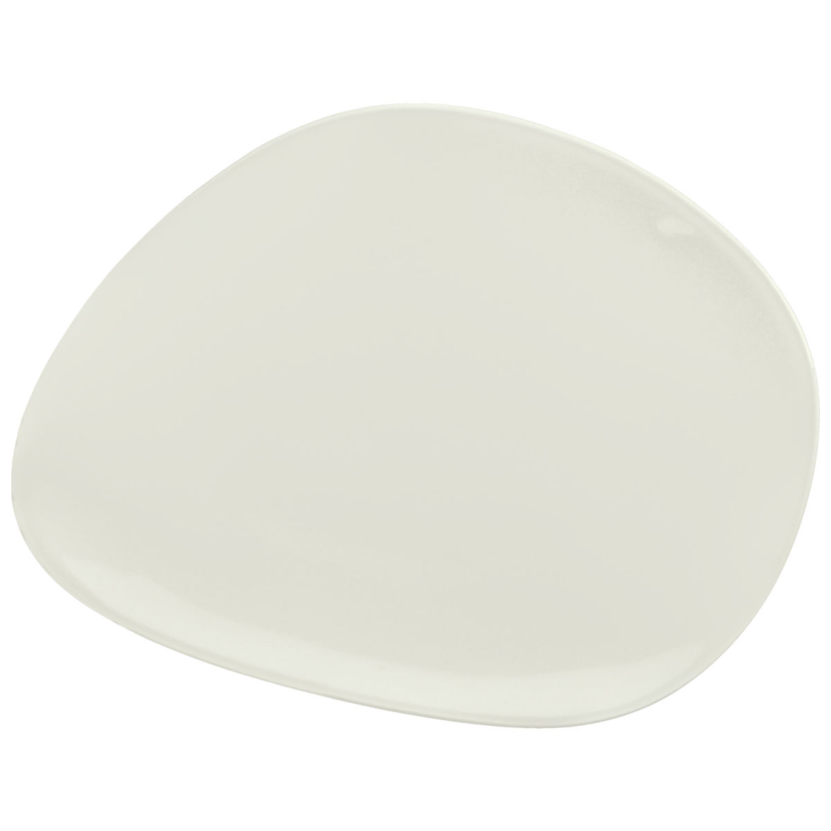 Vega Plat bord Opus organisch; 21.2x15.6x1.6 cm (LxBxH); ivoor; organisch; 6 stuk / verpakking