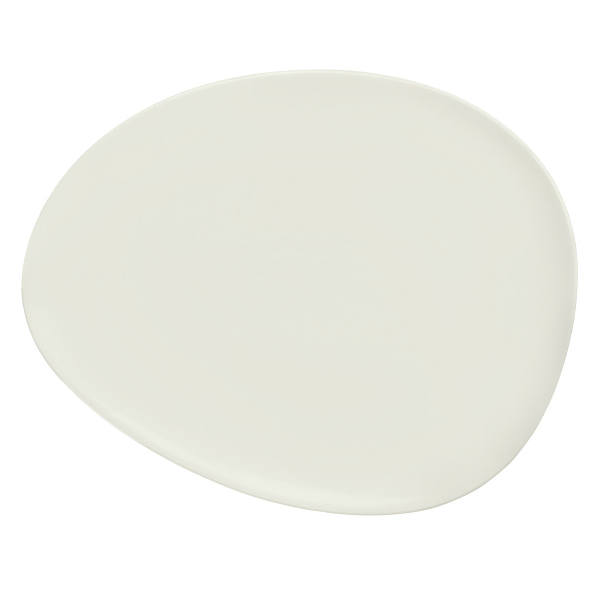 Vega Plat bord Opus organisch; 26.8x21.5x1.6 cm (LxBxH); ivoor; organisch; 6 stuk / verpakking