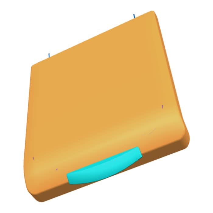 AEG deksel, kompleet, wit 140227974049