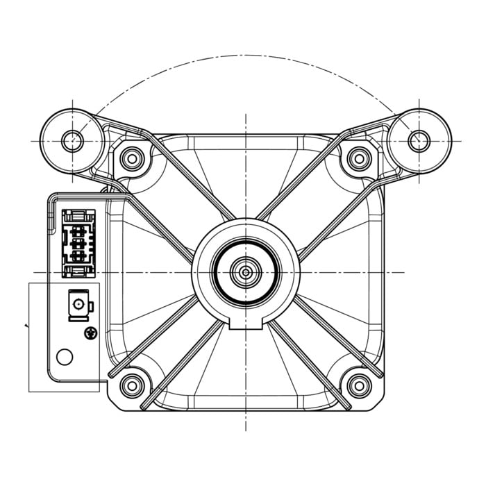 AEG motor, magneet, 240V,50Hz,Ø21,5mm 140151949017