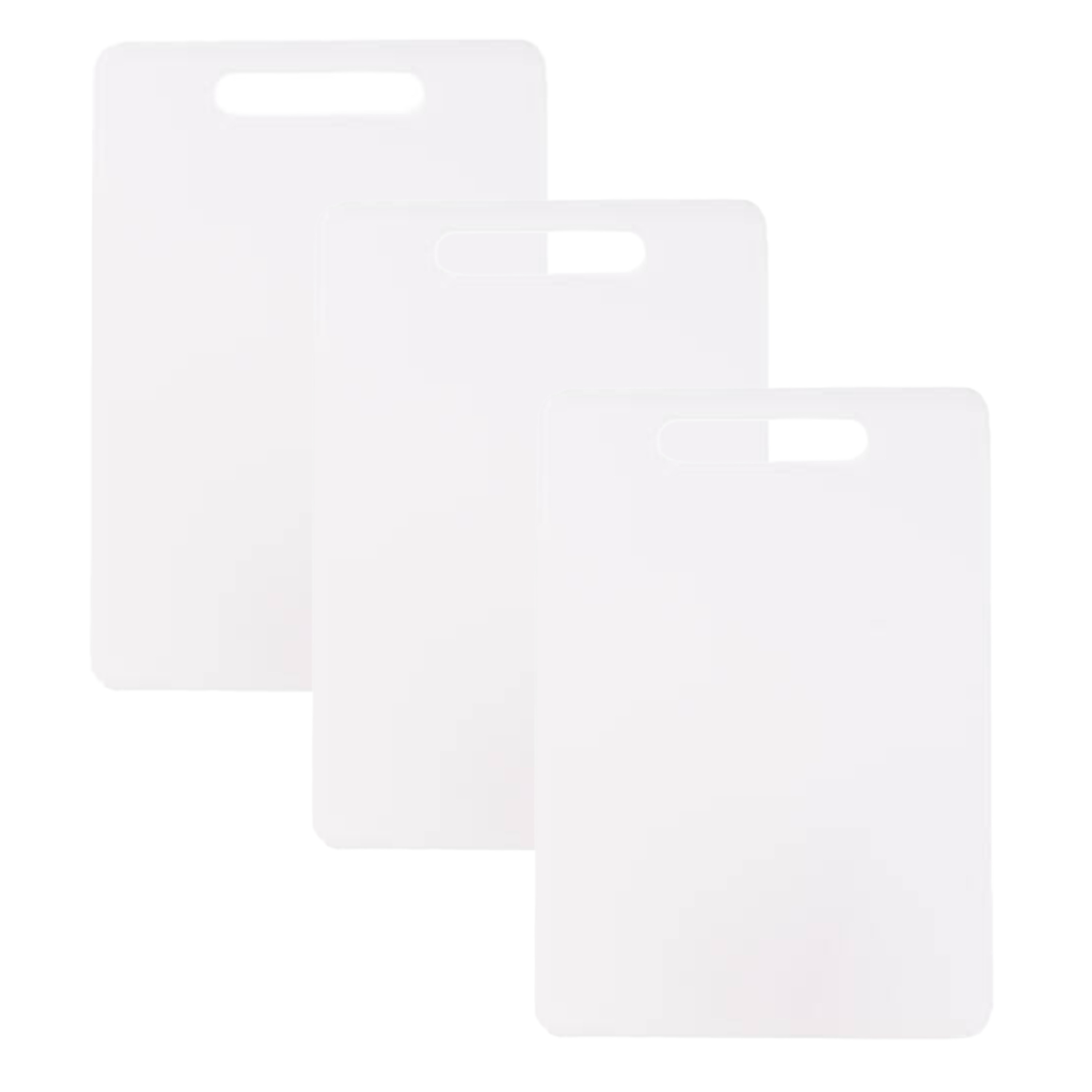 Benson Snijplank - 3x - wit - kunststof - 31 x 21 cm - Keuken -