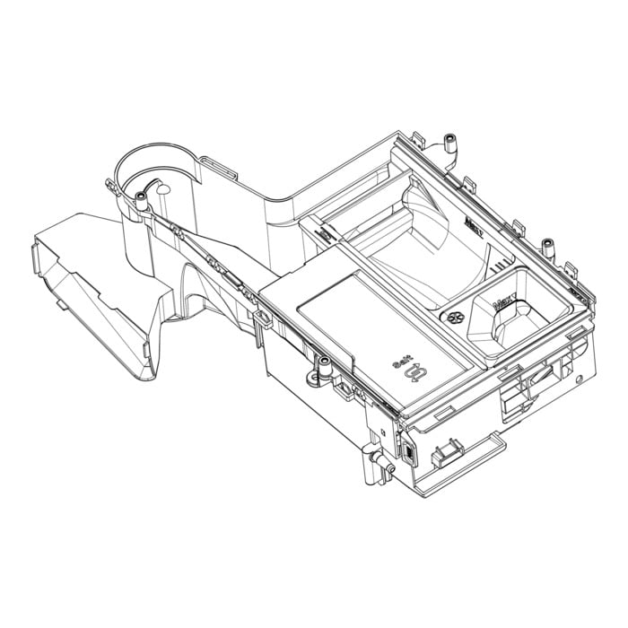 AEG zeepbakschuif, set, waterverzachter, 140036480253