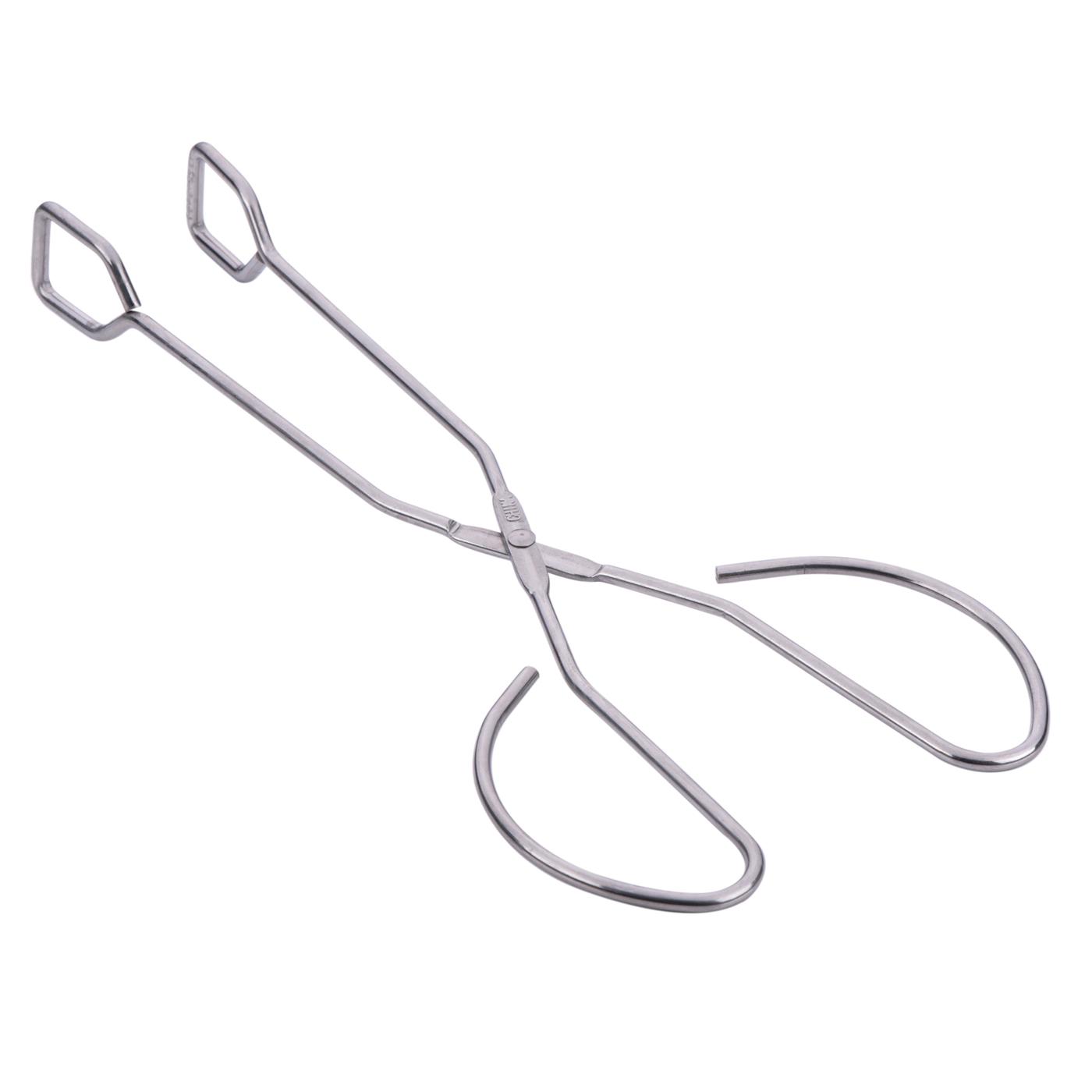Merkloos BBQ Barbecuetang metaal 27cm