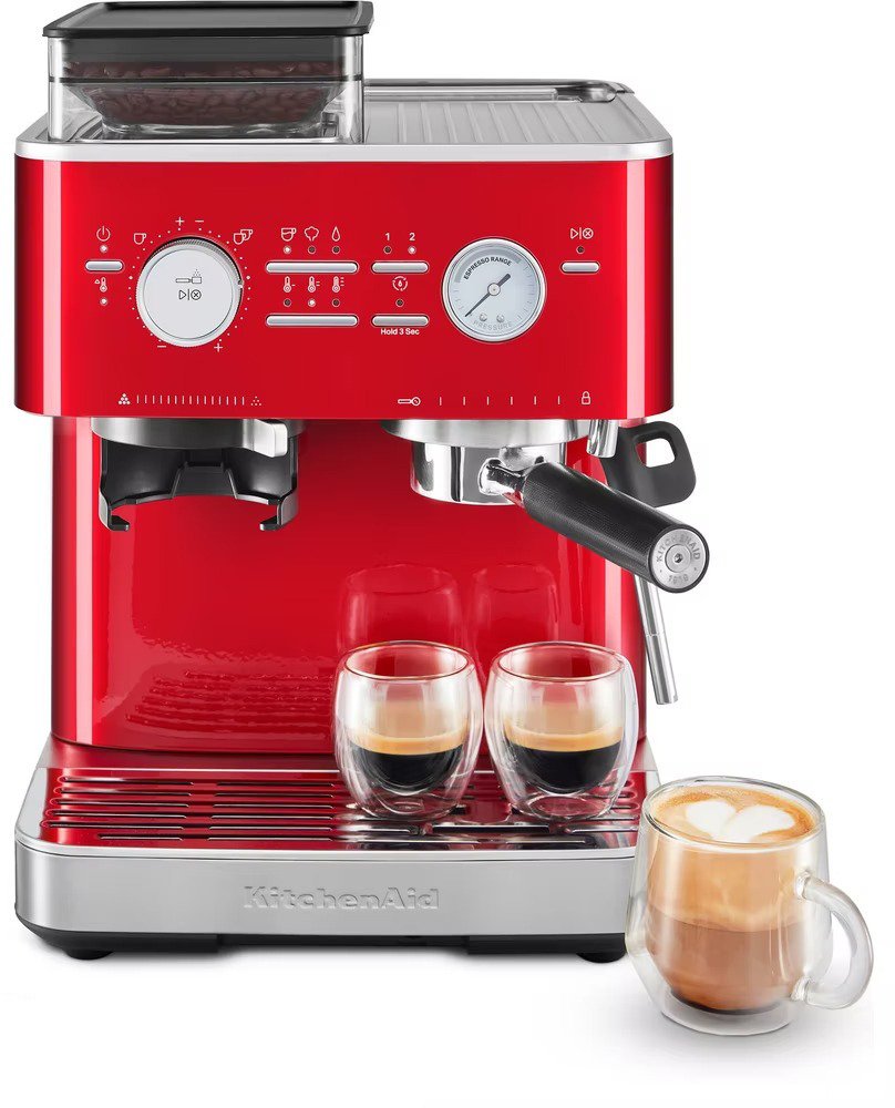 Kitchenaid Halfautomatische Espresso 5KES6551ECA | Espressomachines | 5413184802486