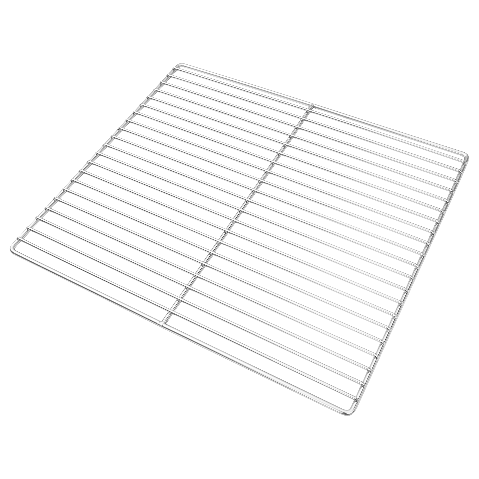 vidaXL BBQ Grillrooster met handvatten rechthoekig 45x40 cm 304 RVS