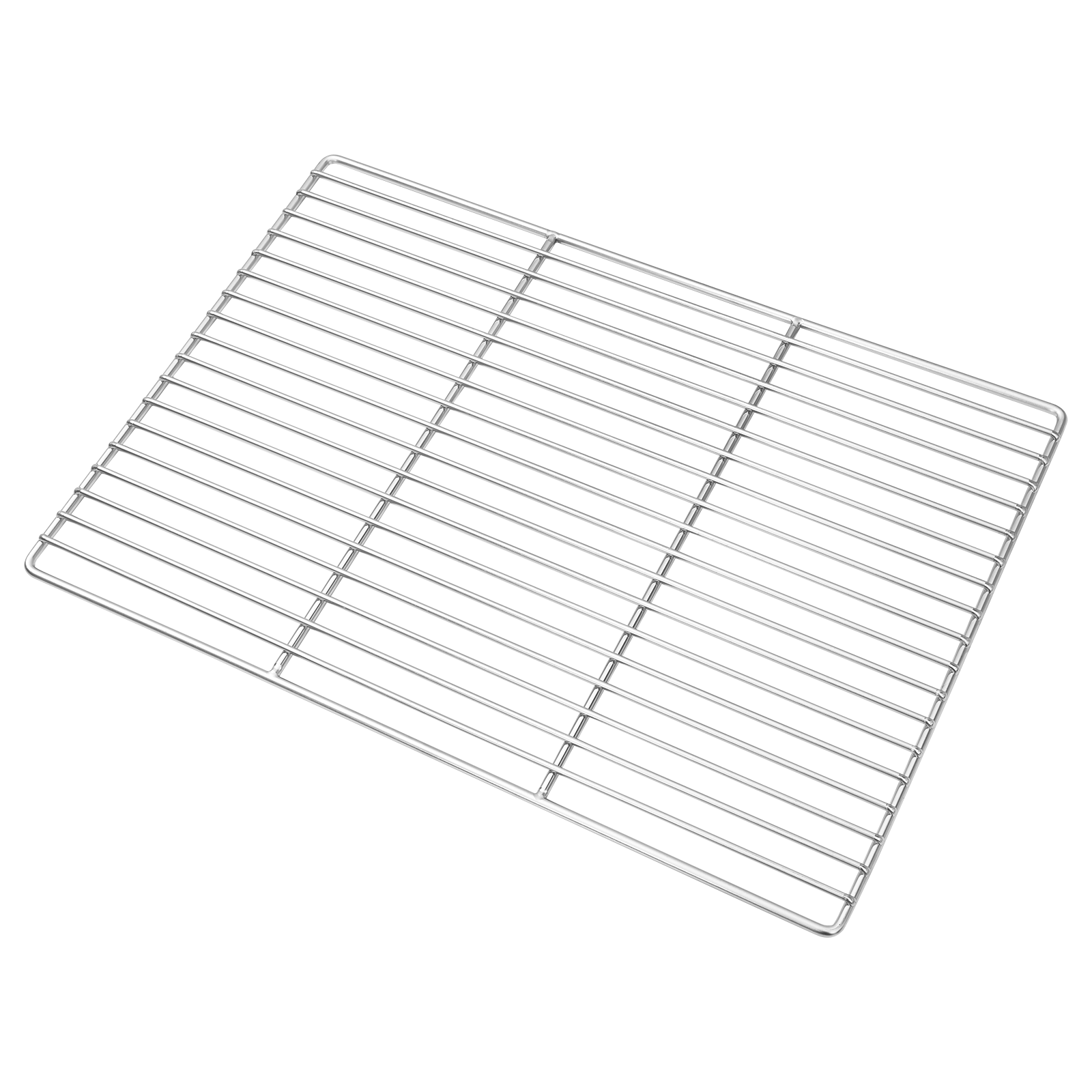 vidaXL BBQ Grillrooster met handvaten rechthoekig 50x35 cm 304 RVS