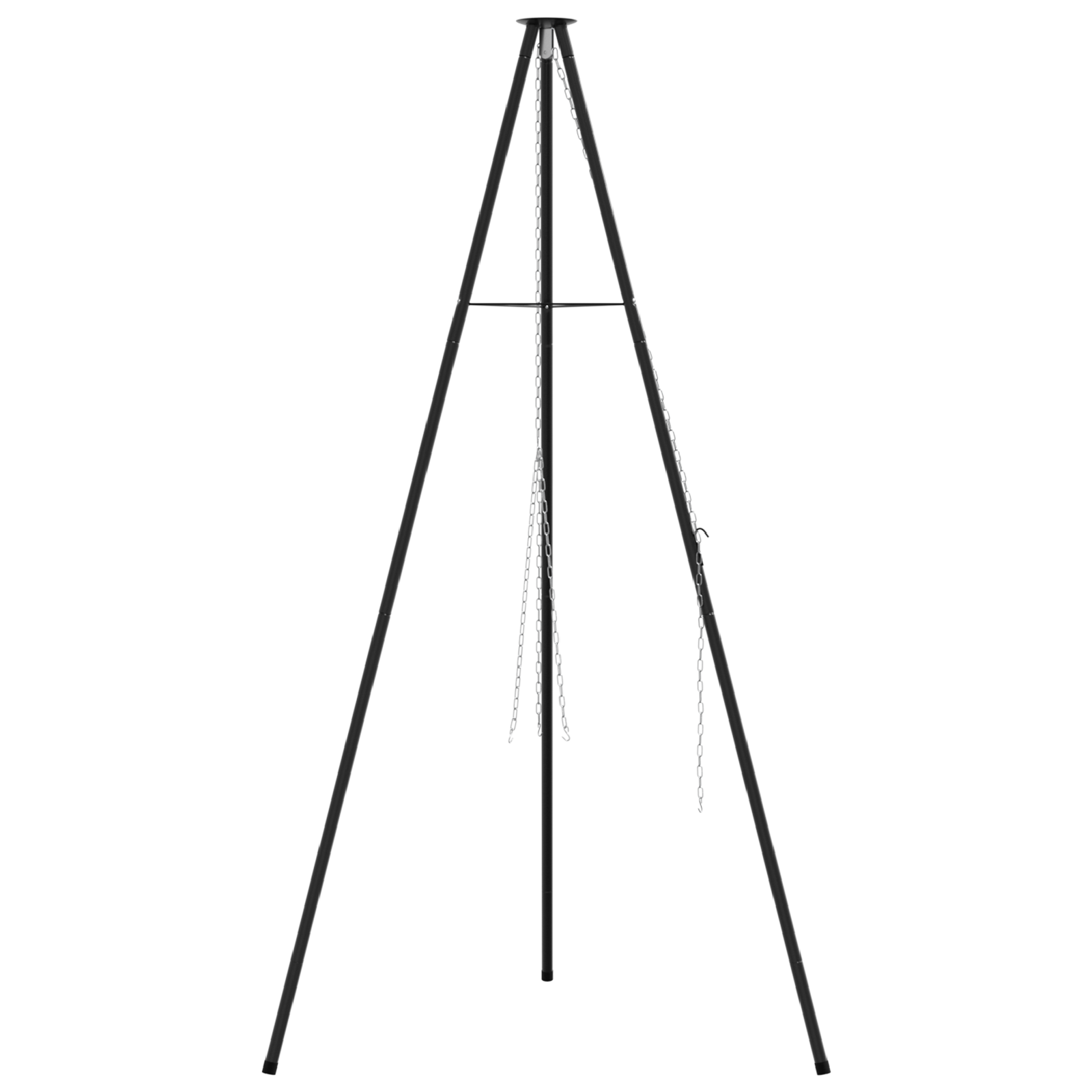 vidaXL Kooktripod voor kampvuur 170 cm Hoog