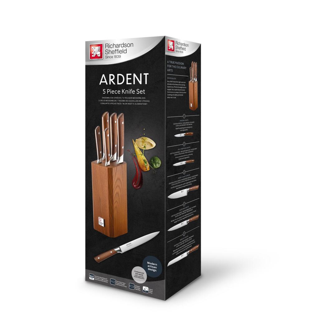 Richardson Sheffield ARDENT Messenblok 5-delig