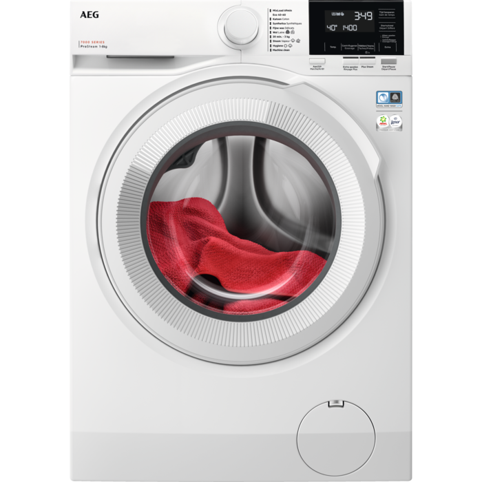 AEG 7000 serie ProSteam Wasmachine voorlader 8 kg LR7384BB2