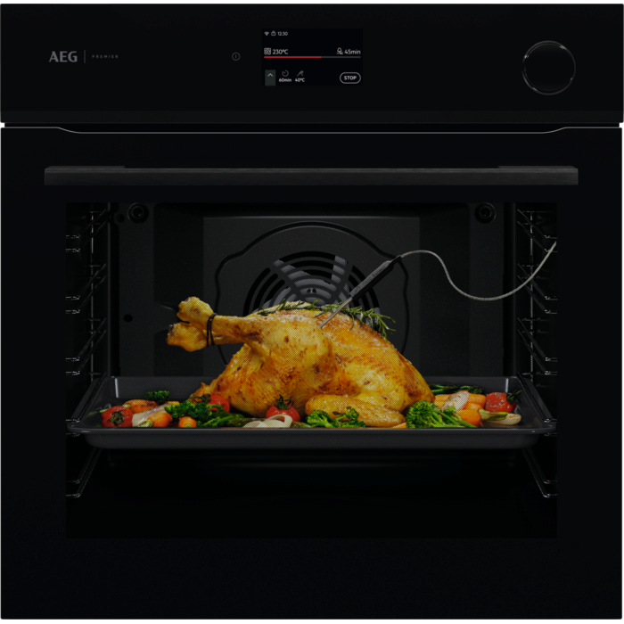 AEG 7000 MealAssist met SteamCrisp - Heteluchtoven met stoomondersteuning met pyrolysereiniging BS7700B