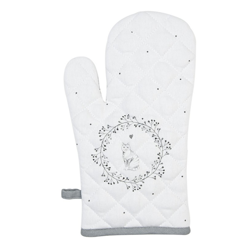 Clayre & Eef Ovenhandschoen kat 18x30cm