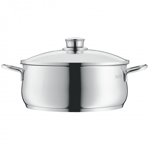 WMF Braadpan Diadem Plus brede beschermrand, uitzonderlijk ontwerp, vaatwasmachinebestendig