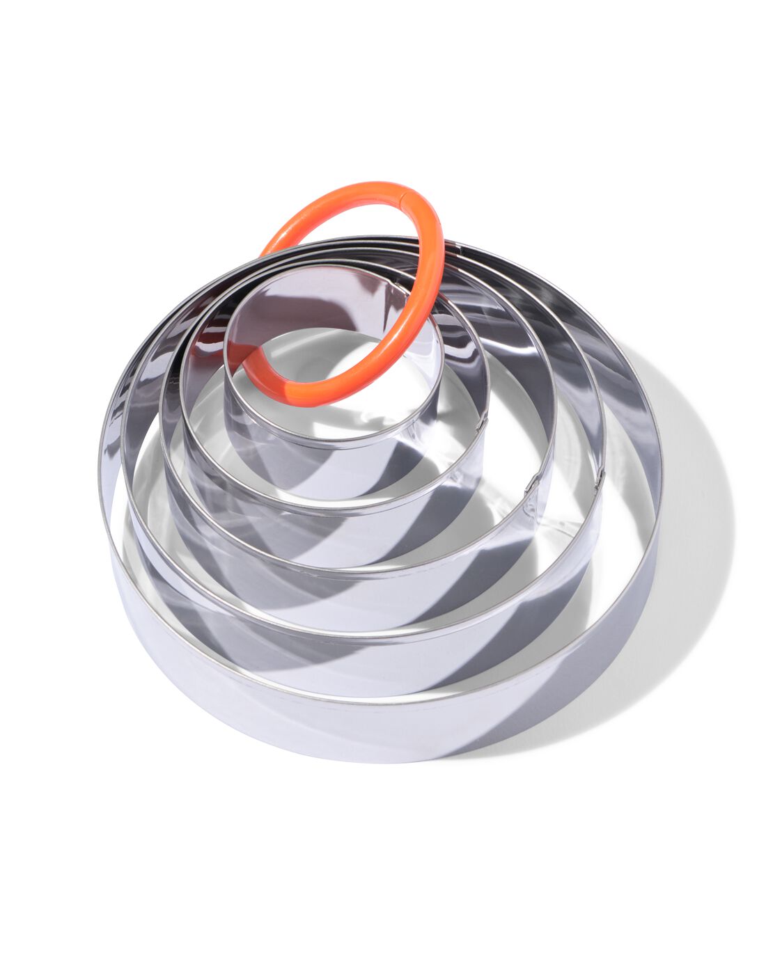 HEMA Bak- Garneerring Set 5 Stuks (grijs metallic)