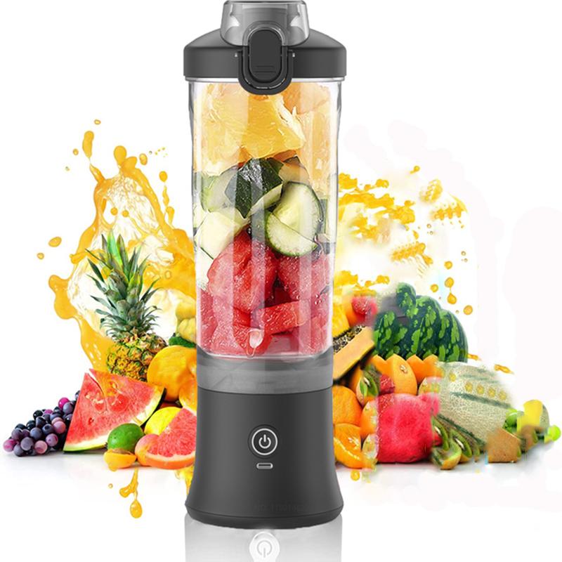 Yiran Furniture Nieuwe draagbare blender 600ML elektrische sapcentrifuge fruitmixers 4000mAh USB oplaadbare smoothie mini blender persoonlijke sapcentrifuge colorf