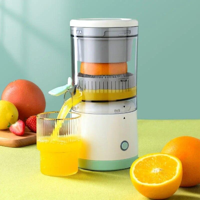 Darling Women Boutique A Draagbare USB Automatische Sapcentrifuge Kleine Multifunctionele Sapresten Scheiding En Opladen Bidirectionele Spiraal Sapcentrifuge Beker wit